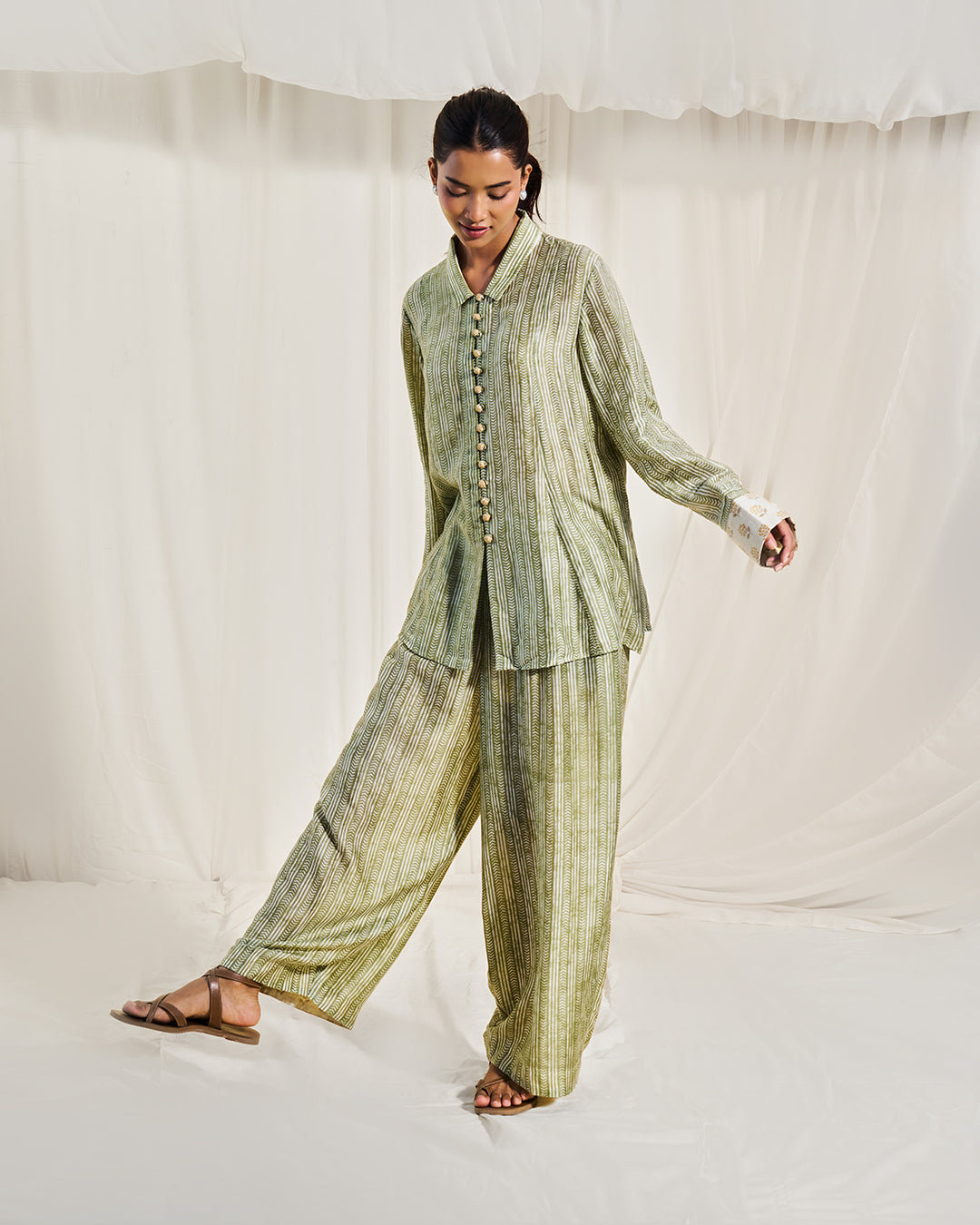 Willow Weave - Linea Set <br> Women's Printed A-Line Co-ord Set