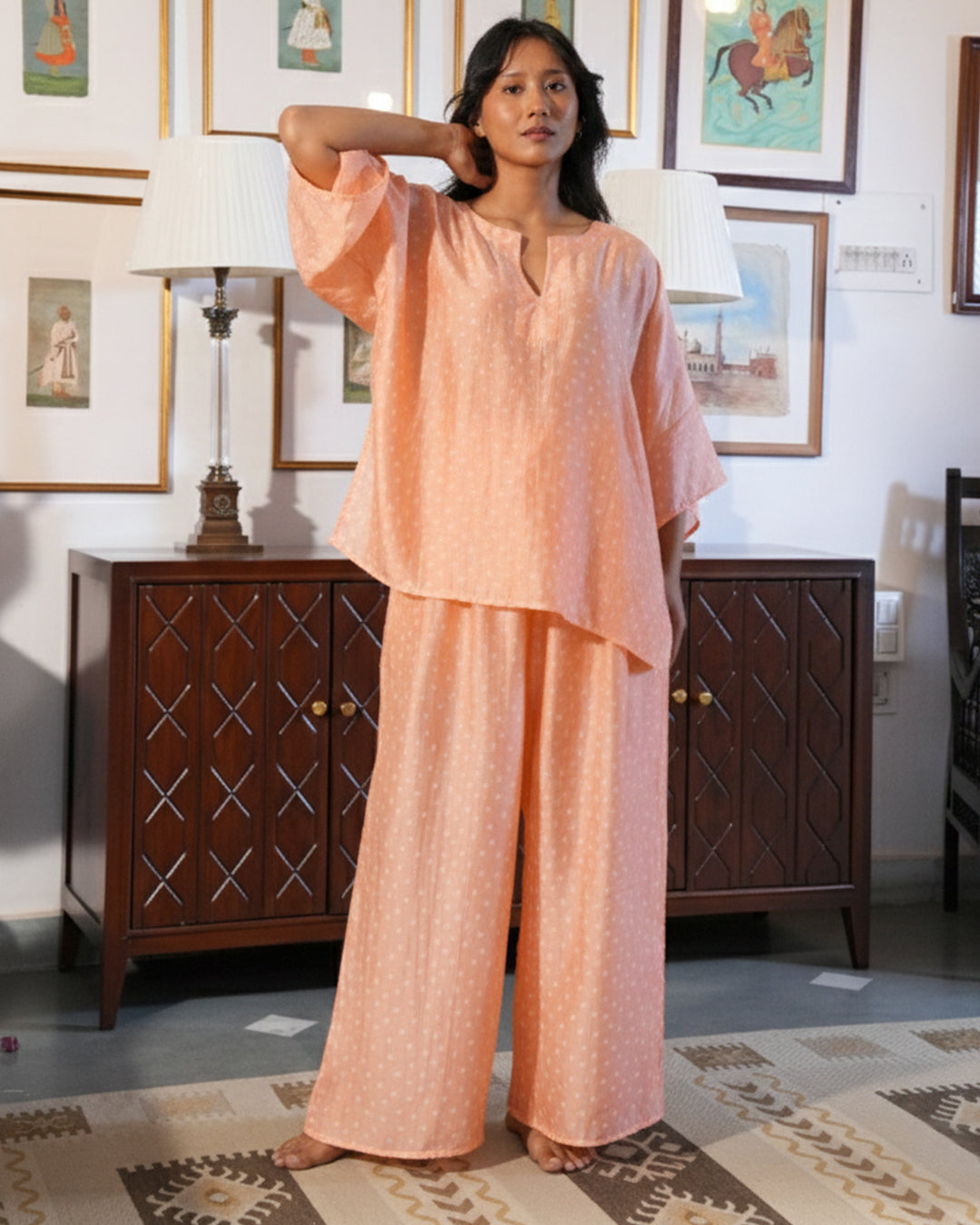 Salted Peach Co-ord Set