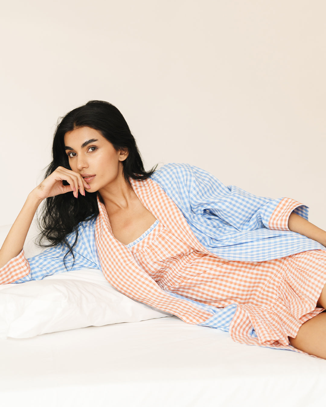 Amber - Sway Sleep Dress Women’s Cotton Gingham Sleep Dress