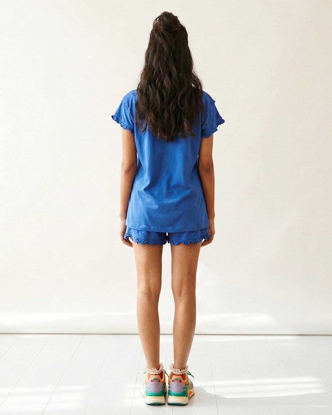 Monaco - After Hours Set <br> Women's Knit Rib Trim Shortie Set