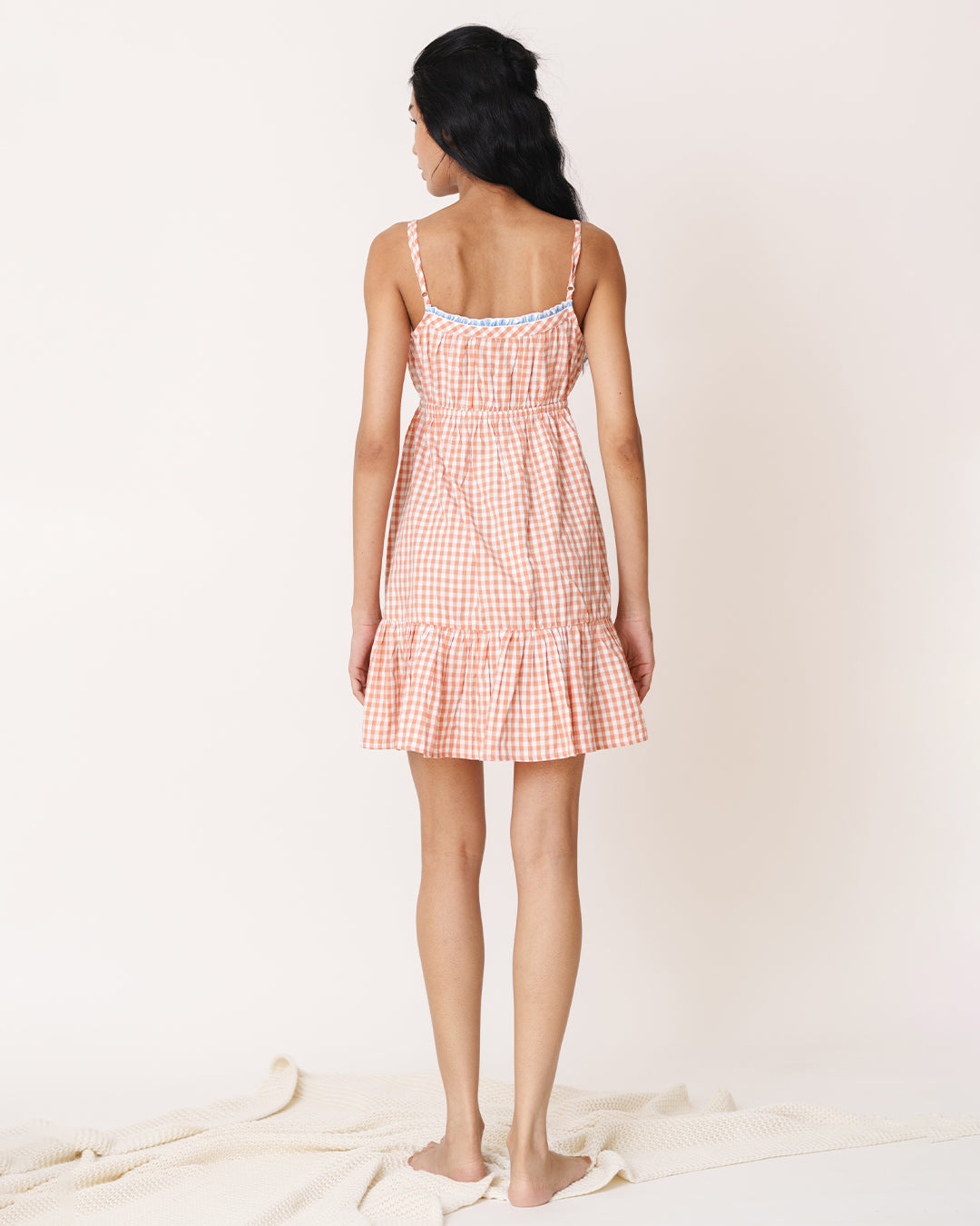 Amber - Sway Sleep Dress <br> Women’s Cotton Gingham Sleep Dress