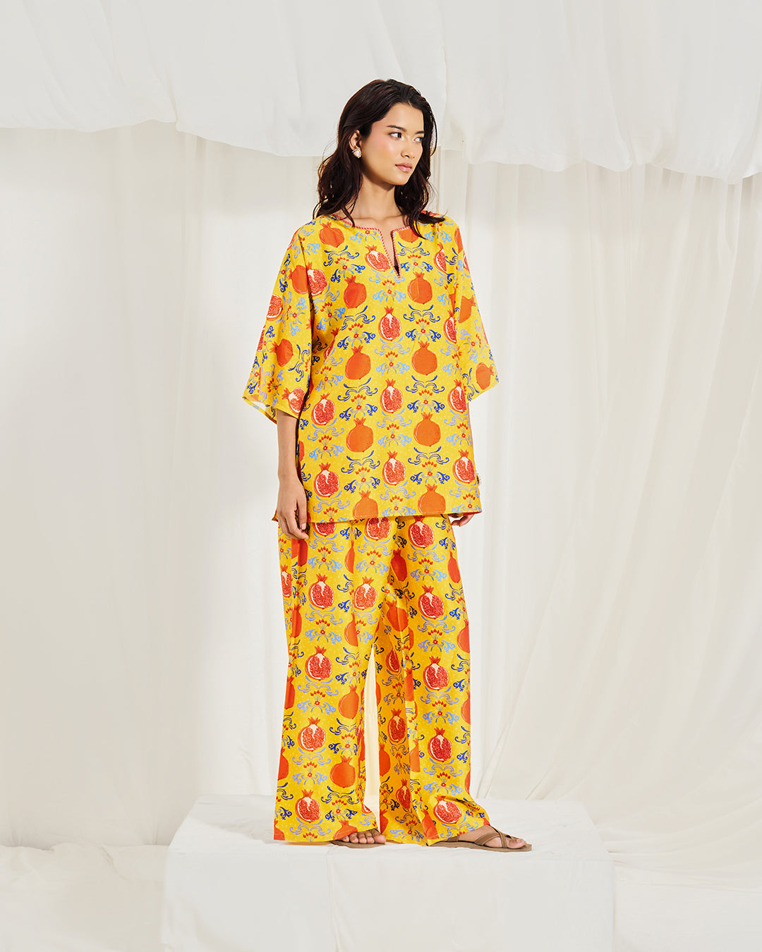Pomelo Bloom - Leisure Set <br> Women's Printed co-ord Set