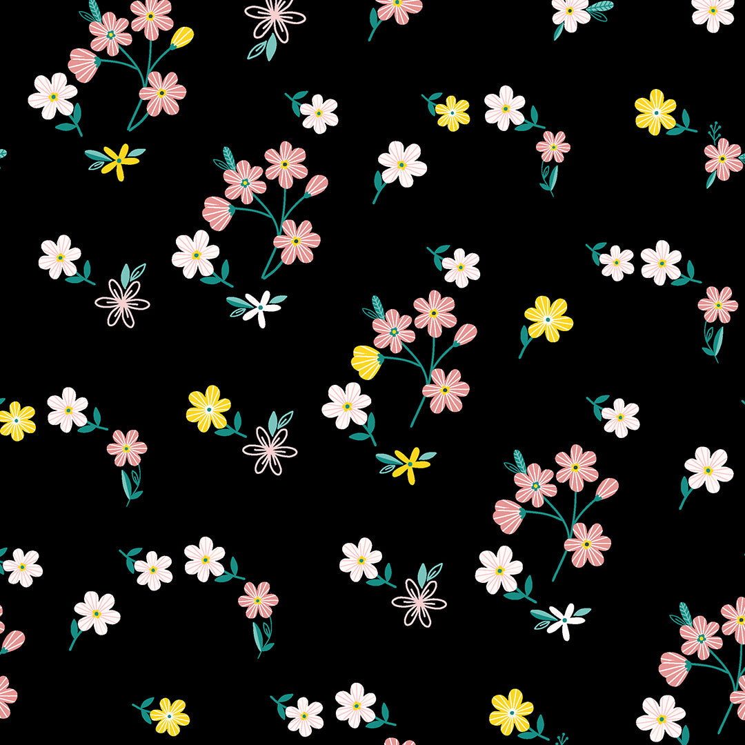 Daisy Dreams Satin Relaxed Lounge Pyjama Set