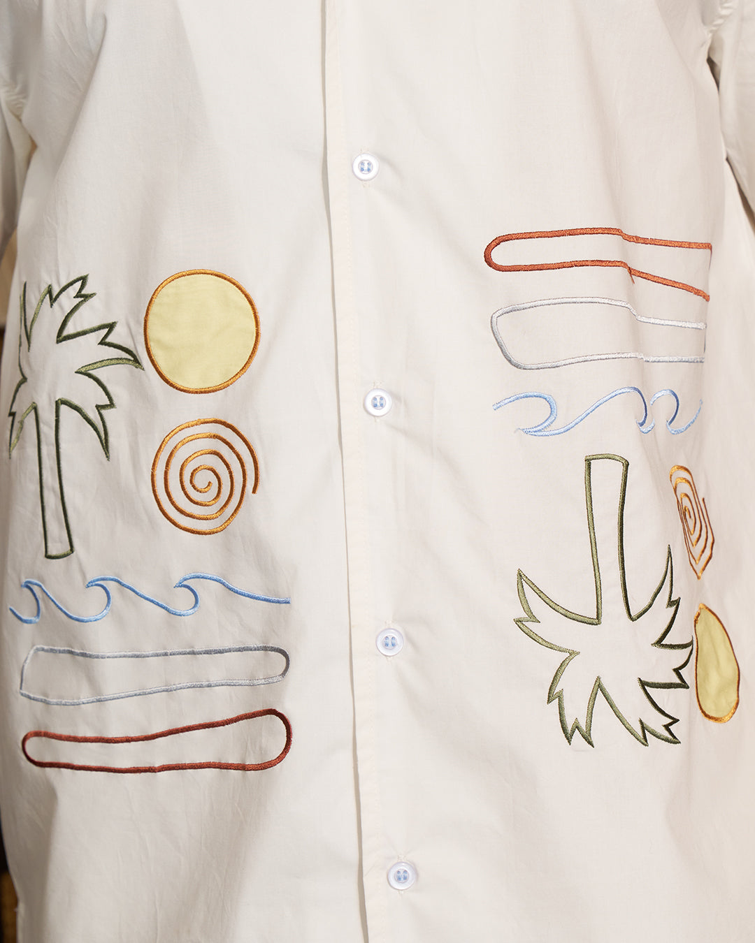 Seascape - Everyday Easy Set <br> Kids Embroidered Cotton Co-Ord Shorts Set