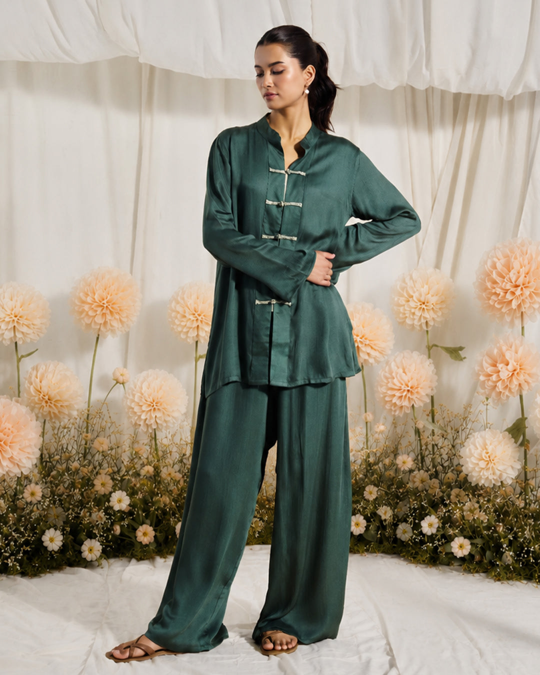 Verse Set <br> Mandarin Collar Co-ord Set