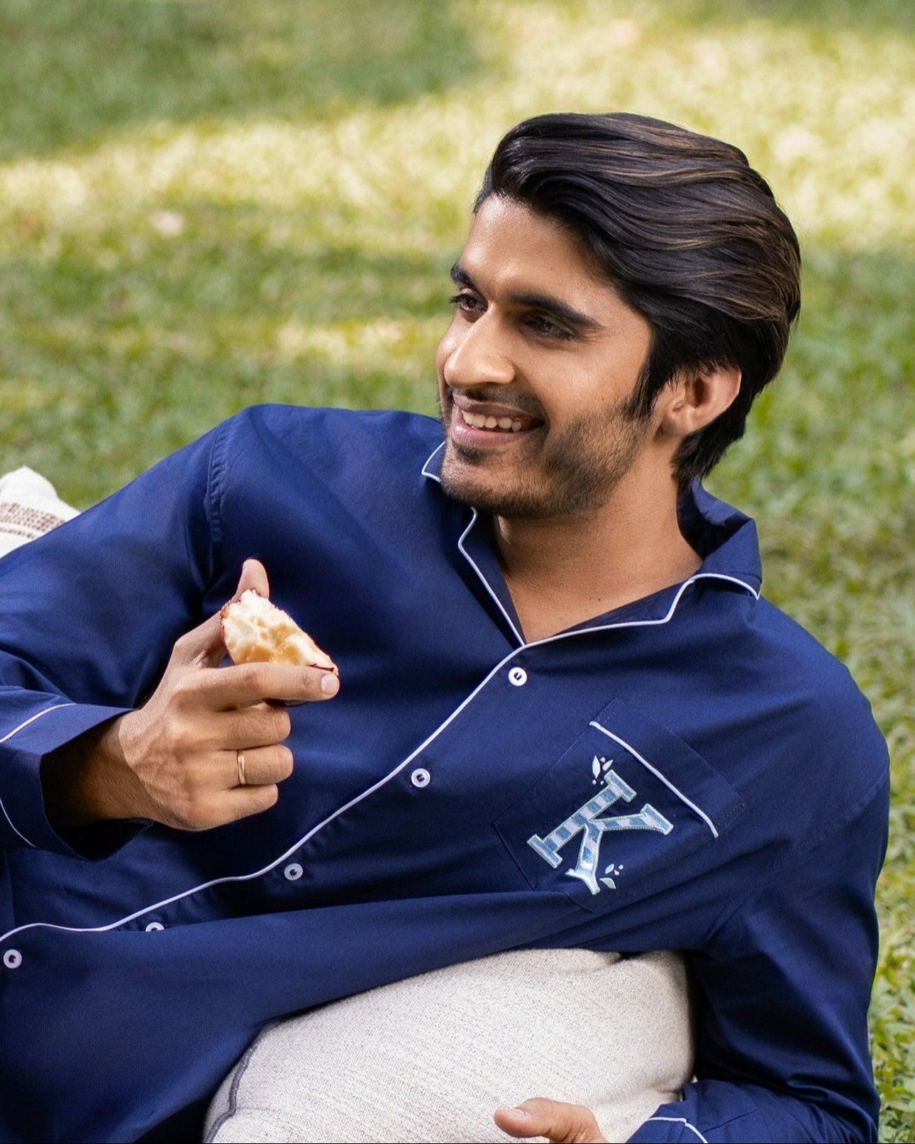 Blue Lagoon - Everyday Set<br>Men's Cotton Notch Collar Pajama Set