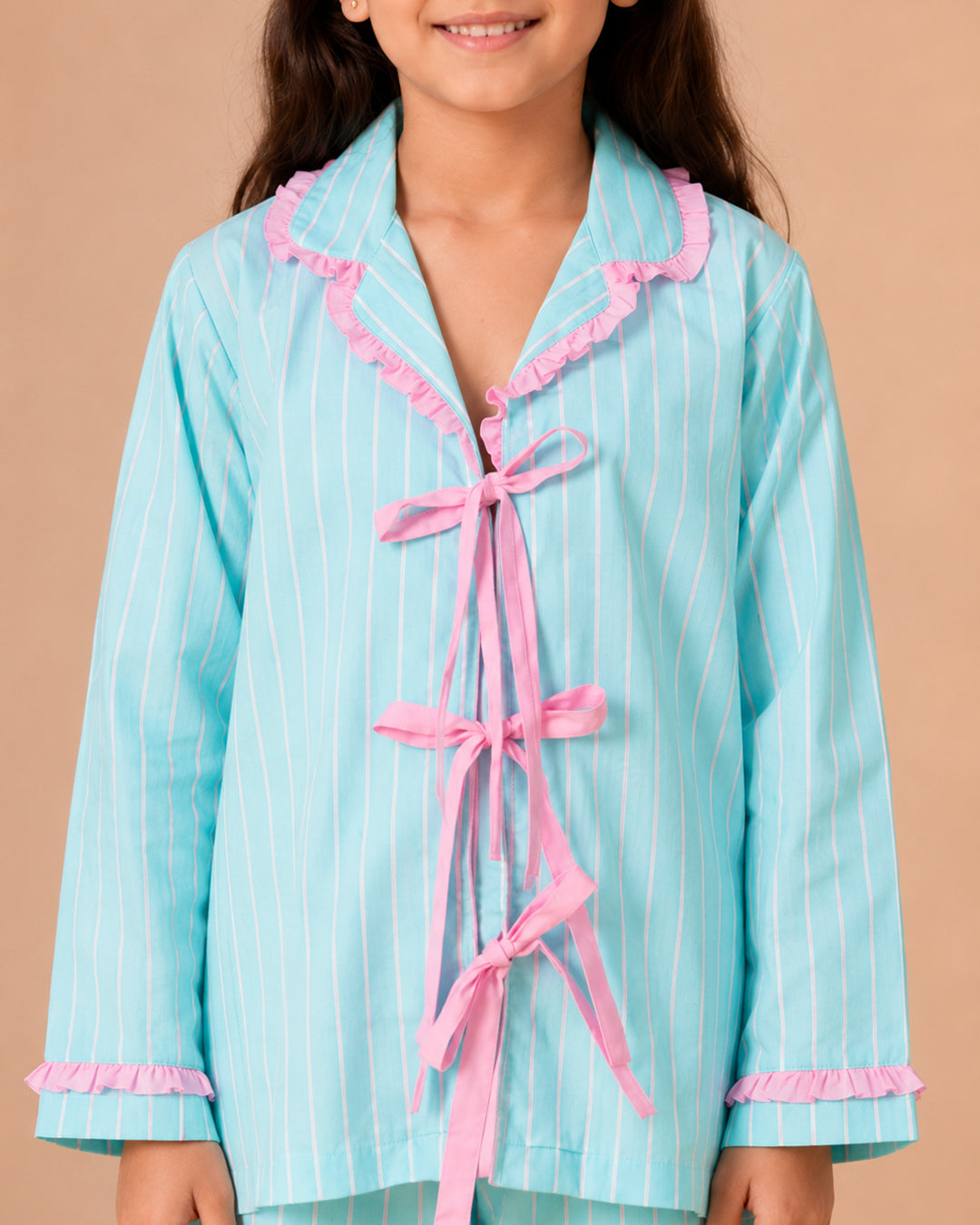 Reverie Set <br> Kids Bow-tie Cotton Pajama Set