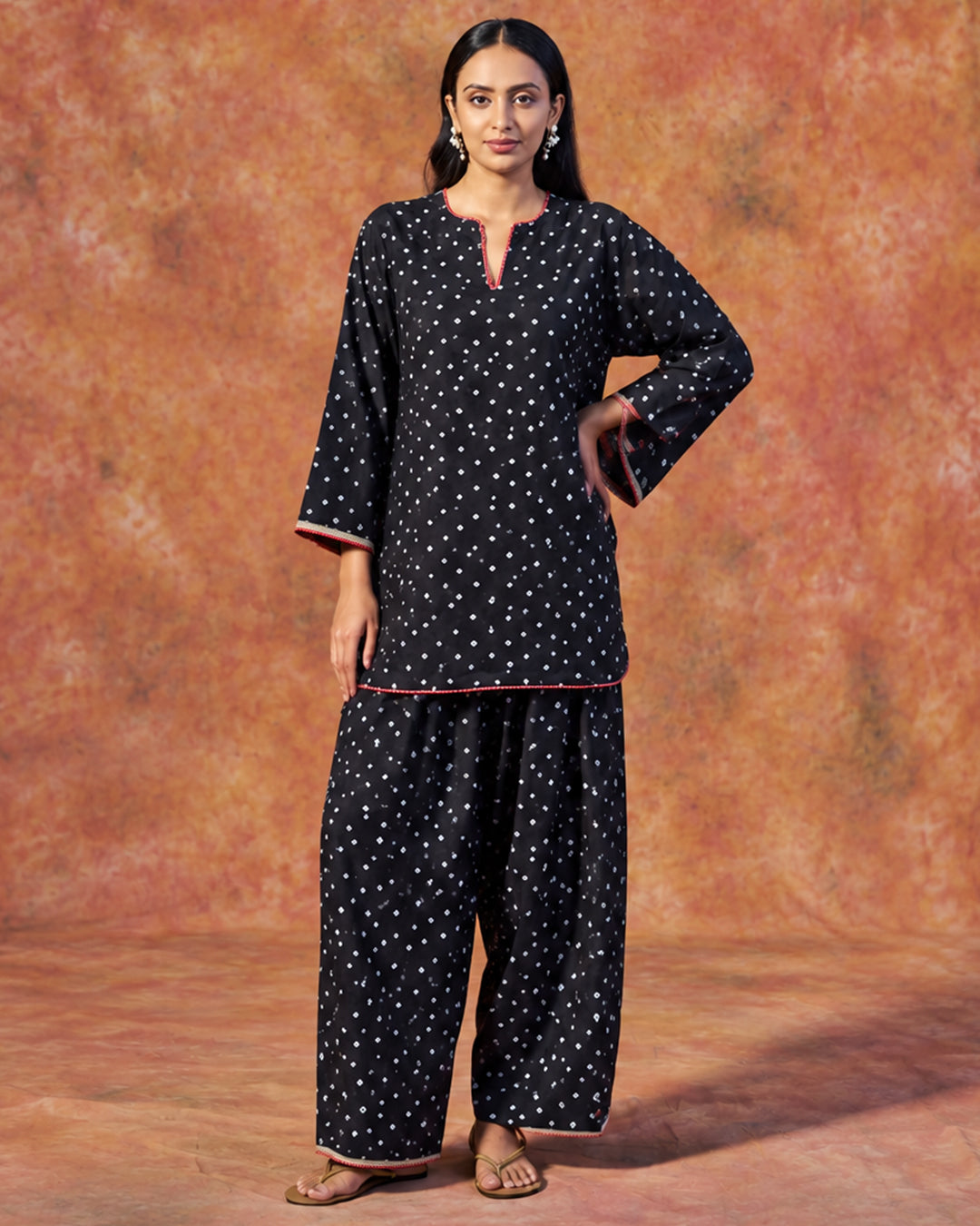 Inara Set <br> Tunic Set with Farsi Salwar