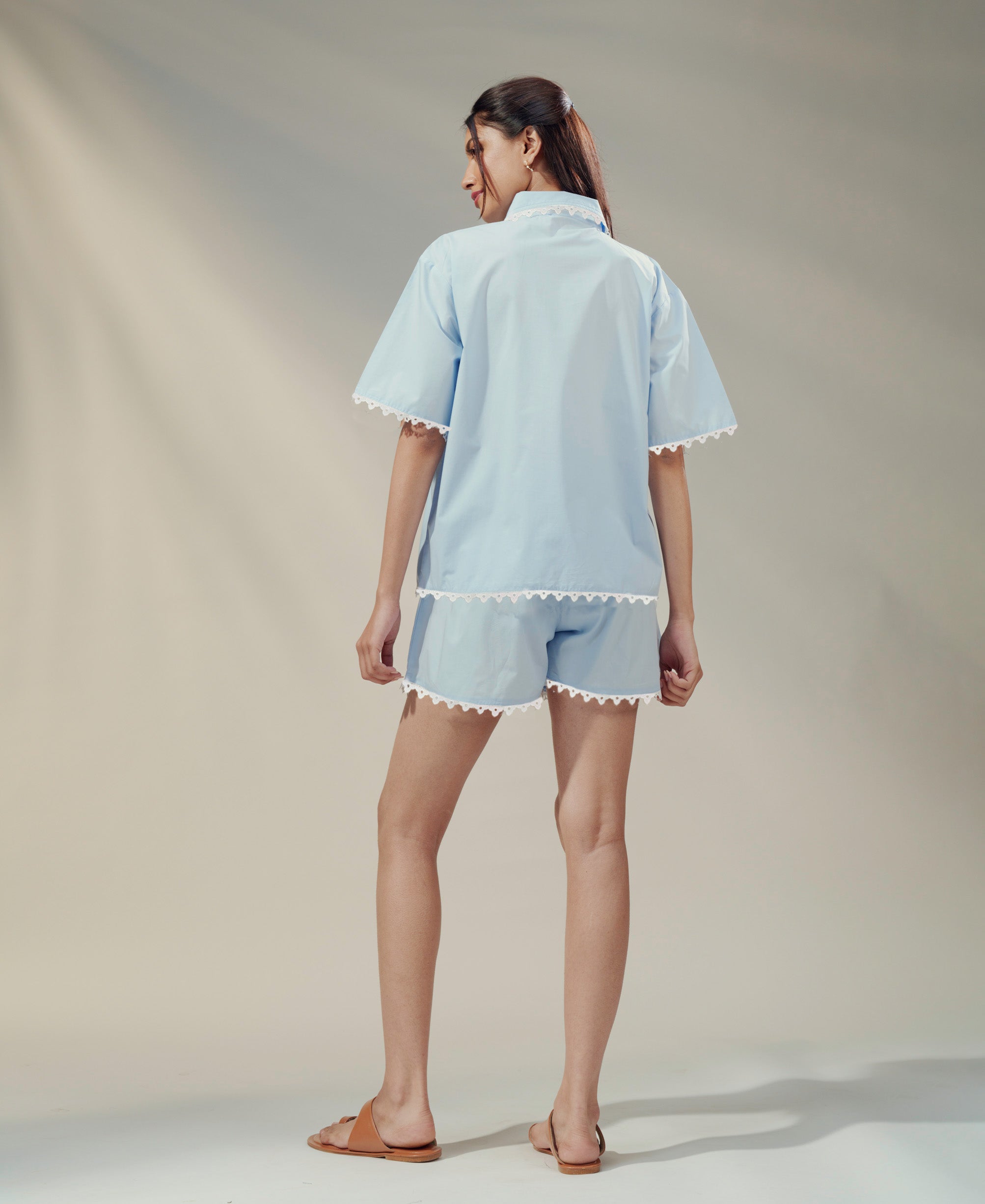 Aeris - Lace Shorts Set