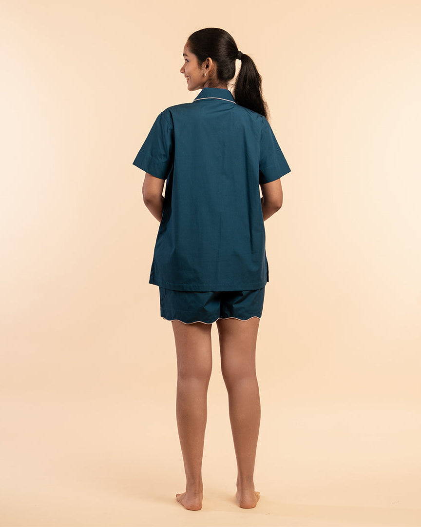 Deep Current Curvy Shorts Set