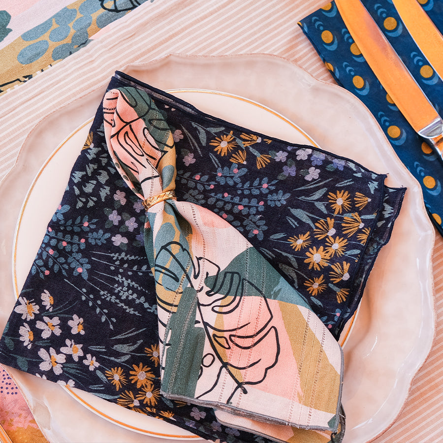 Tropical Terrain Dinner Napkin : Set of 4