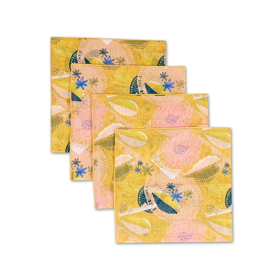 Dahlia Dinner Napkin : Set of 4