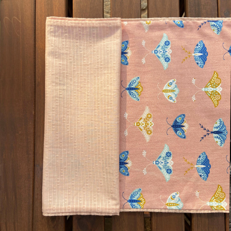 Dandelion - Flutter -Table Runner -Butterfly -Woven Printed