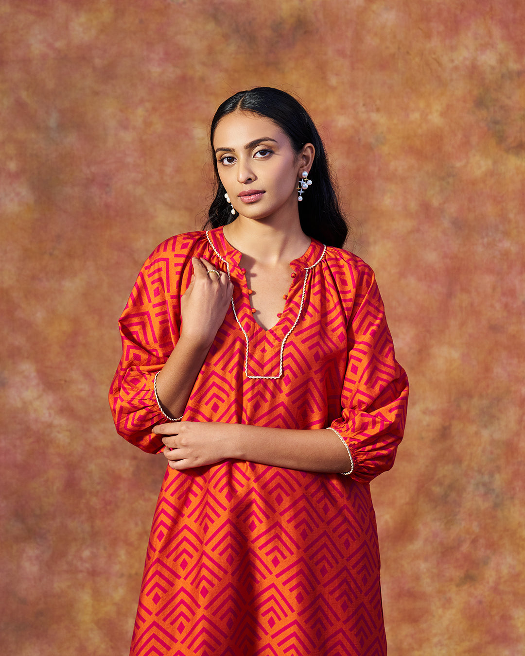 Ayla Set <br> Gathered Tunic Set