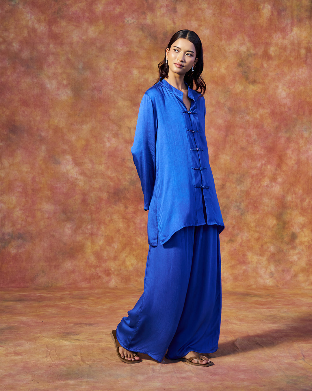 Verse Set <br>  Mandarin Collar Co-ord Set