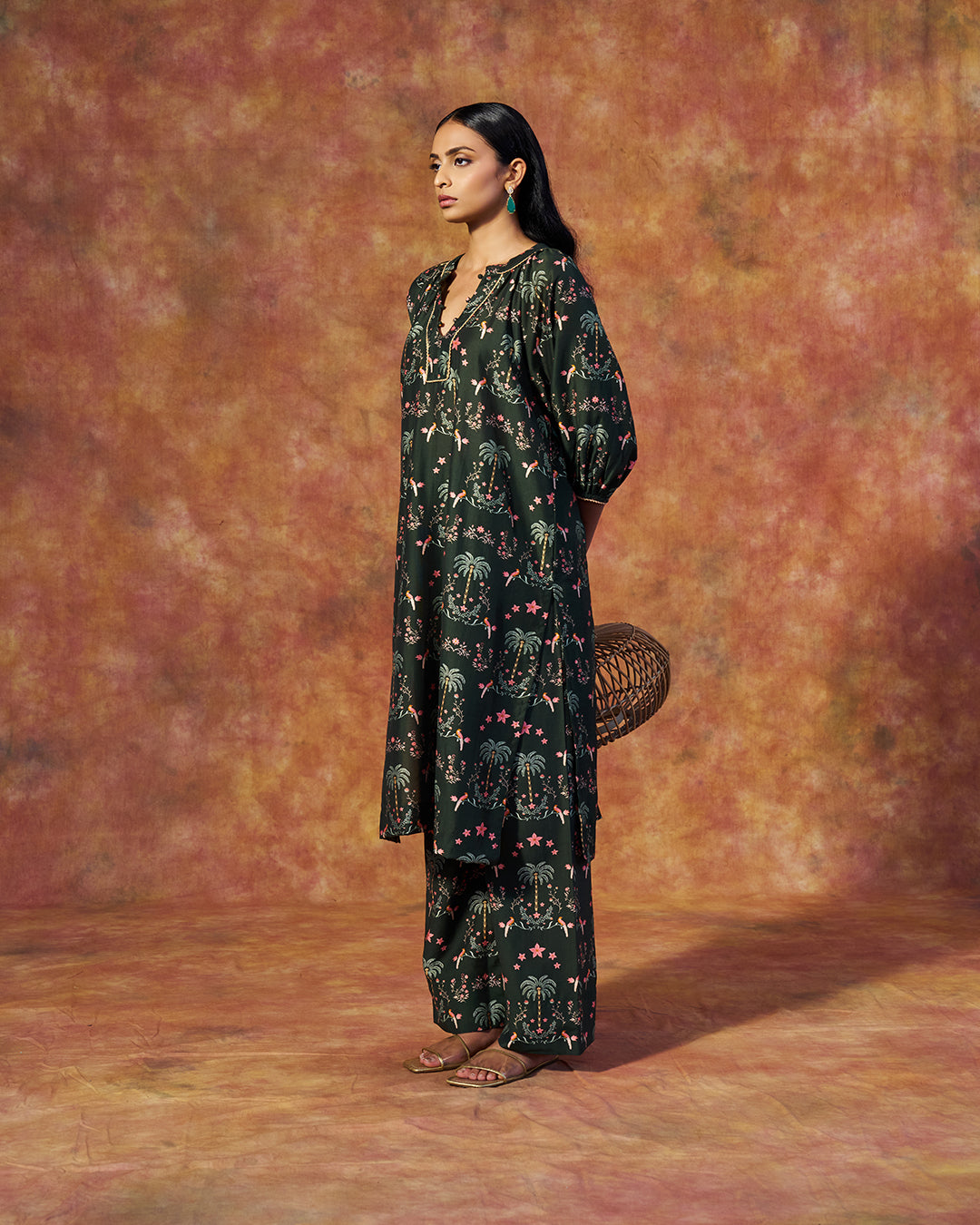 Ayla Set <br> Gathered Tunic Set