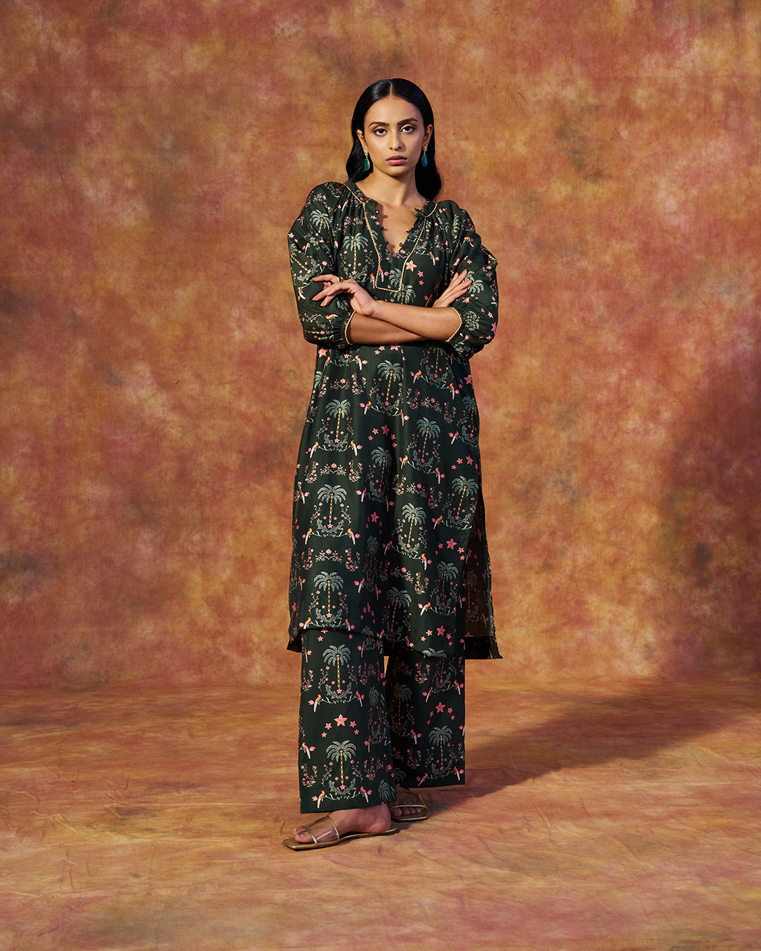 Ayla Set <br> Gathered Tunic Set