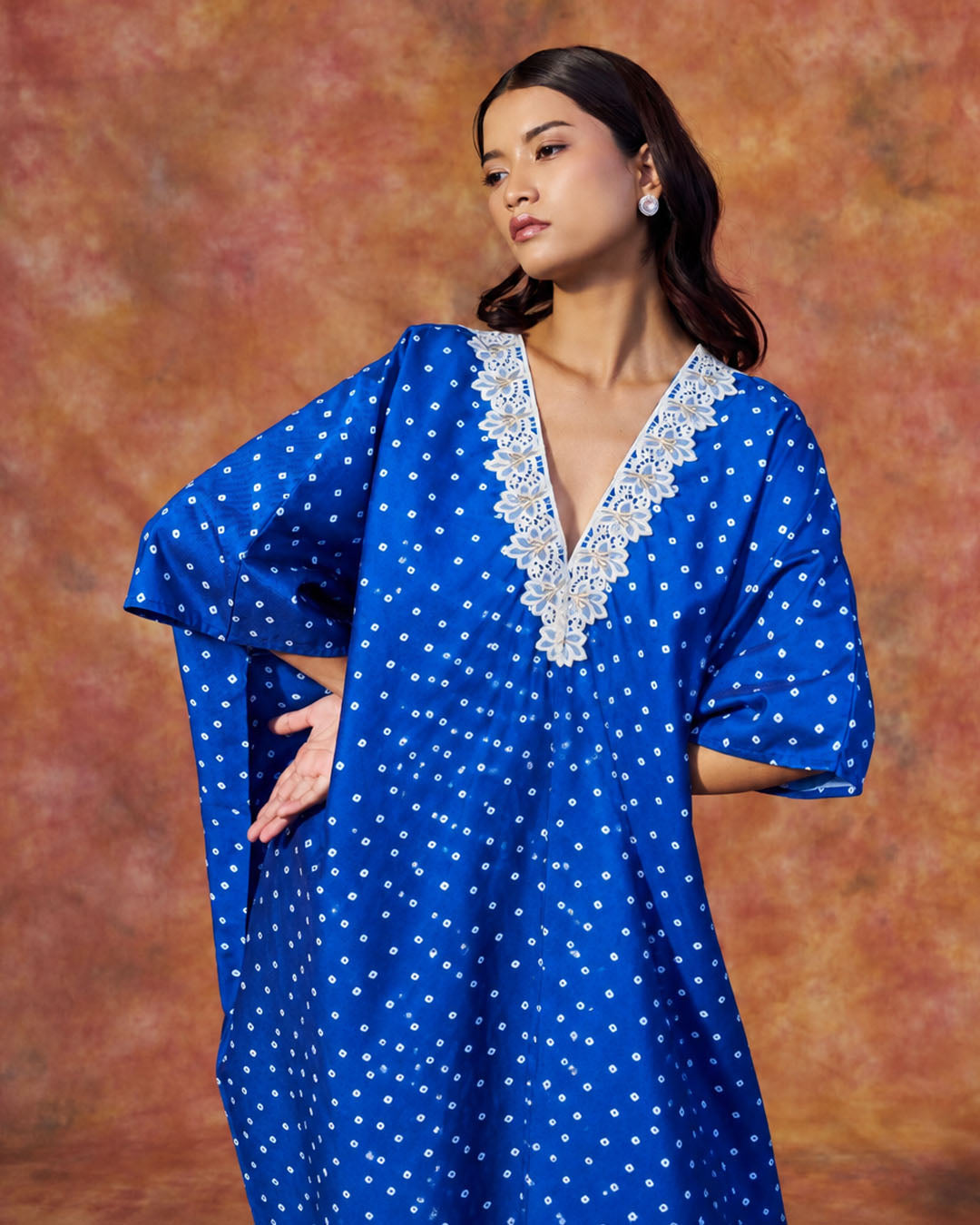 Aurelia Kaftan <br> Kaftan with Lace Detail