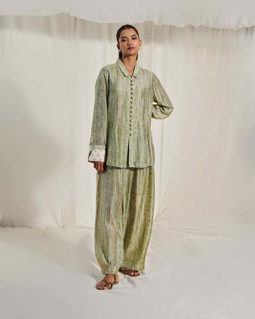 Willow Weave - Linea Set <br> Women's Printed A-Line Co-ord Set