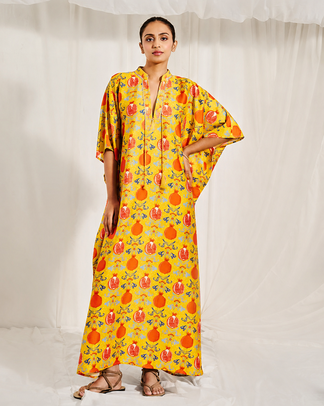 Serene Kaftan <br> Kaftan with Tassel Neckline