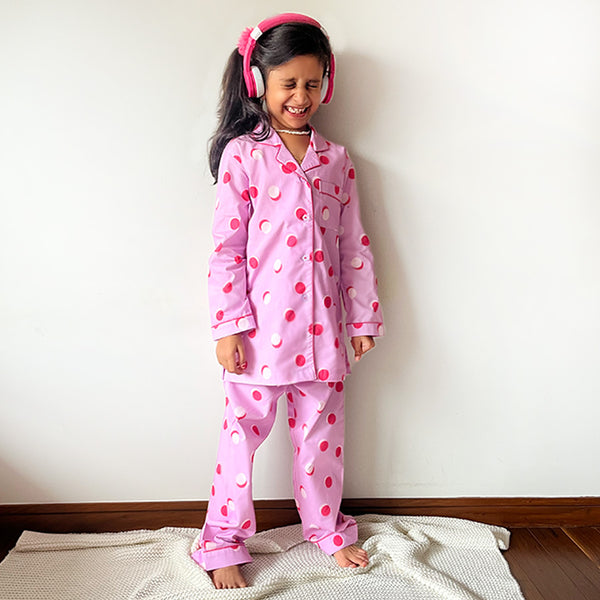 Poppins Cotton Notched Pyjama