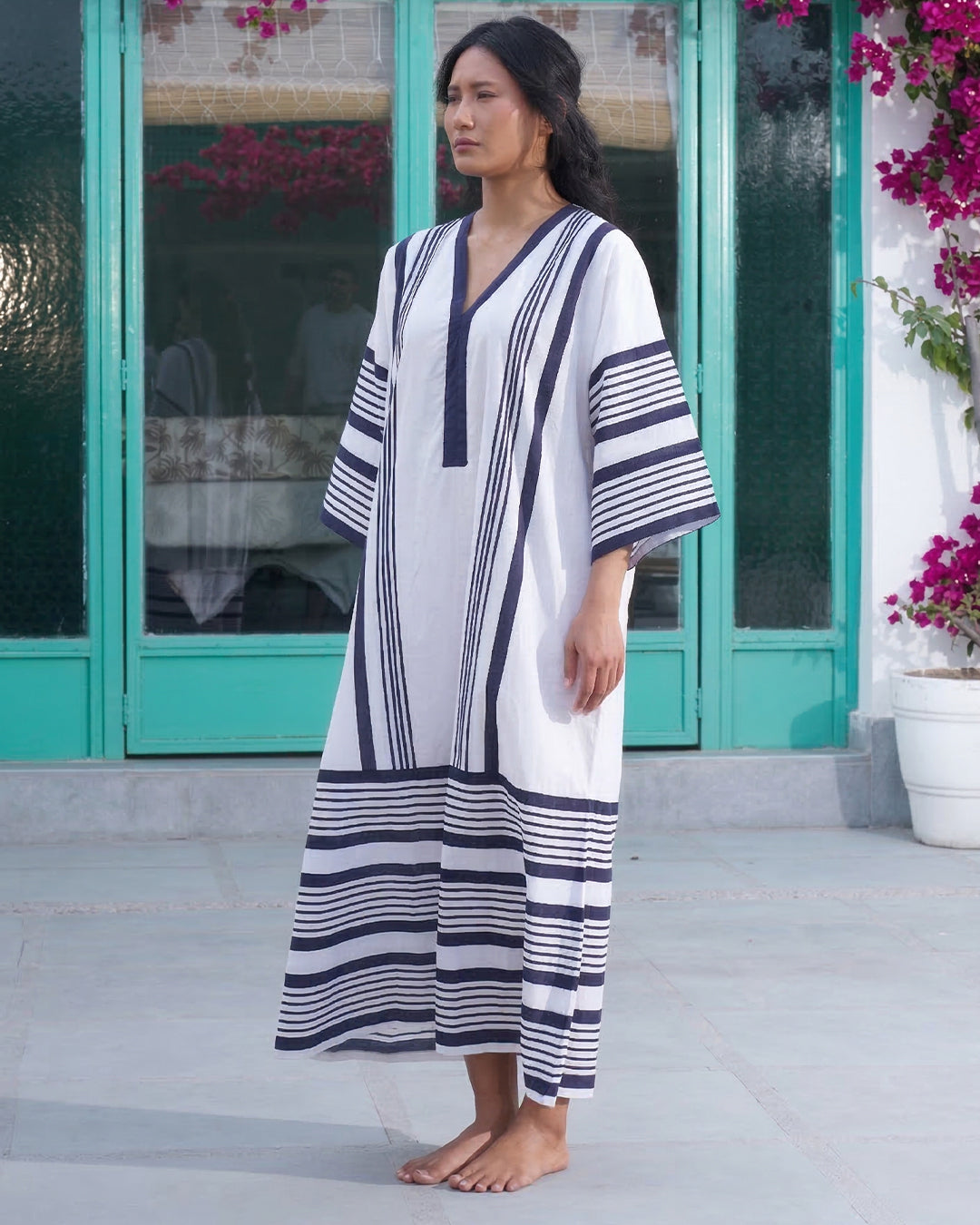 Azure Slow Day Kaftan