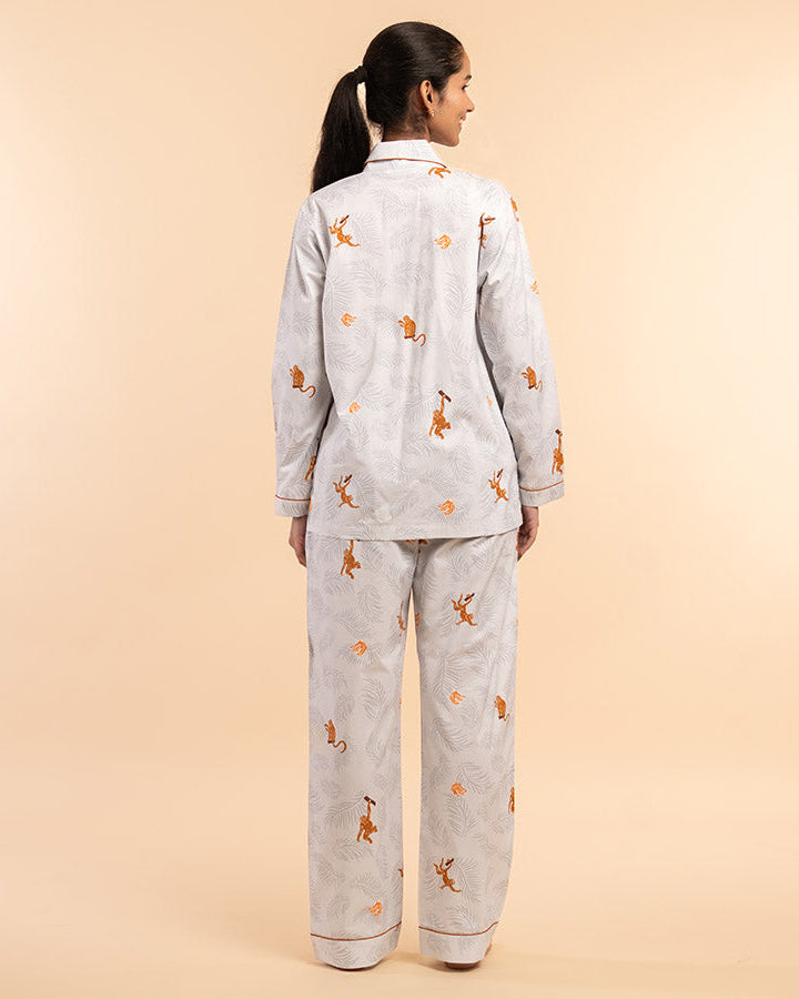Banana Bandits - Everyday Set<br>Women’s Cotton Notch Collar Pajama Set