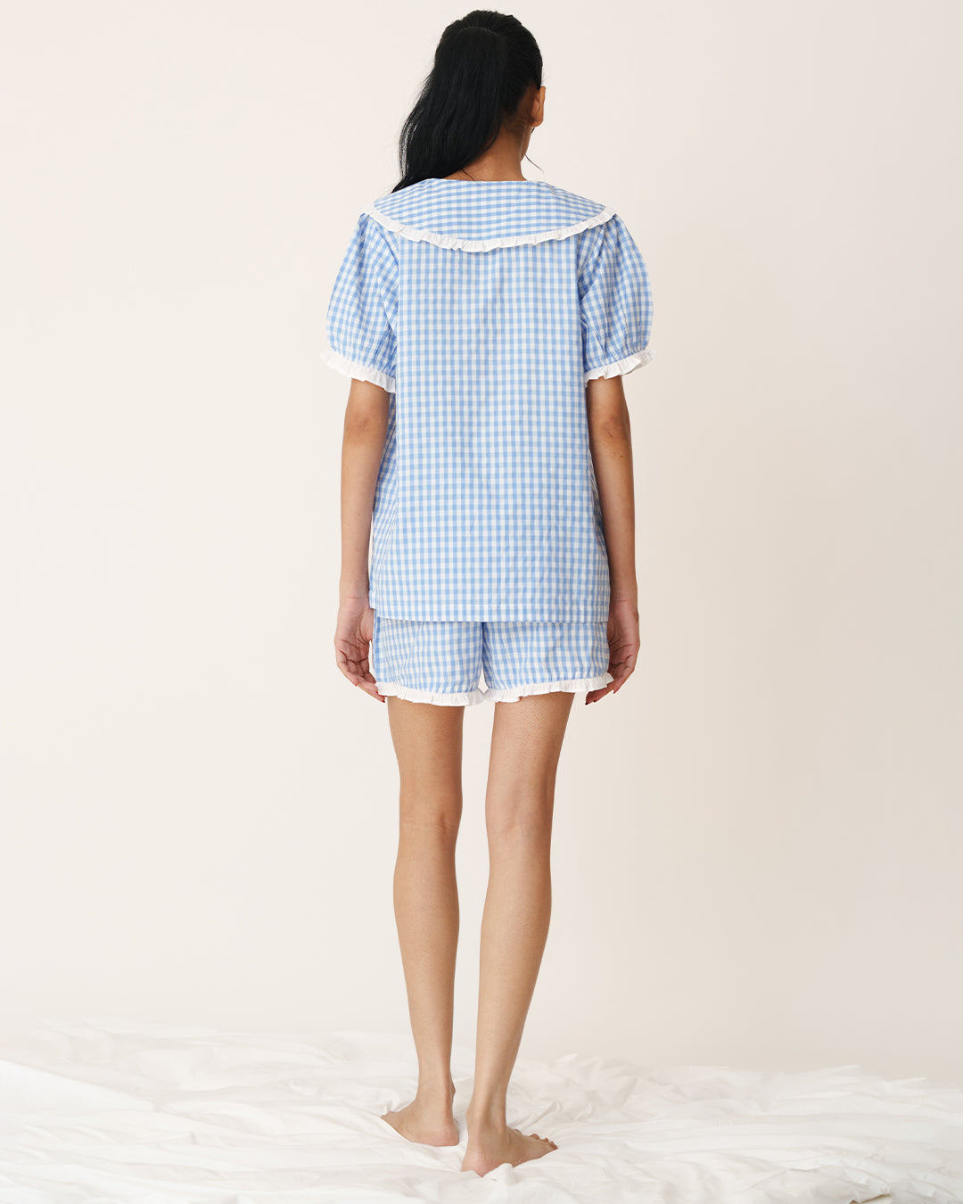 Daybreak - Picnic Set <br> Women’s Cotton Gingham Shorts Set