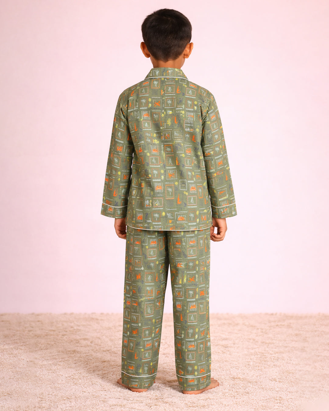 Coastal Cards - Everyday Set <br> Kids Cotton Notched Pajama Set