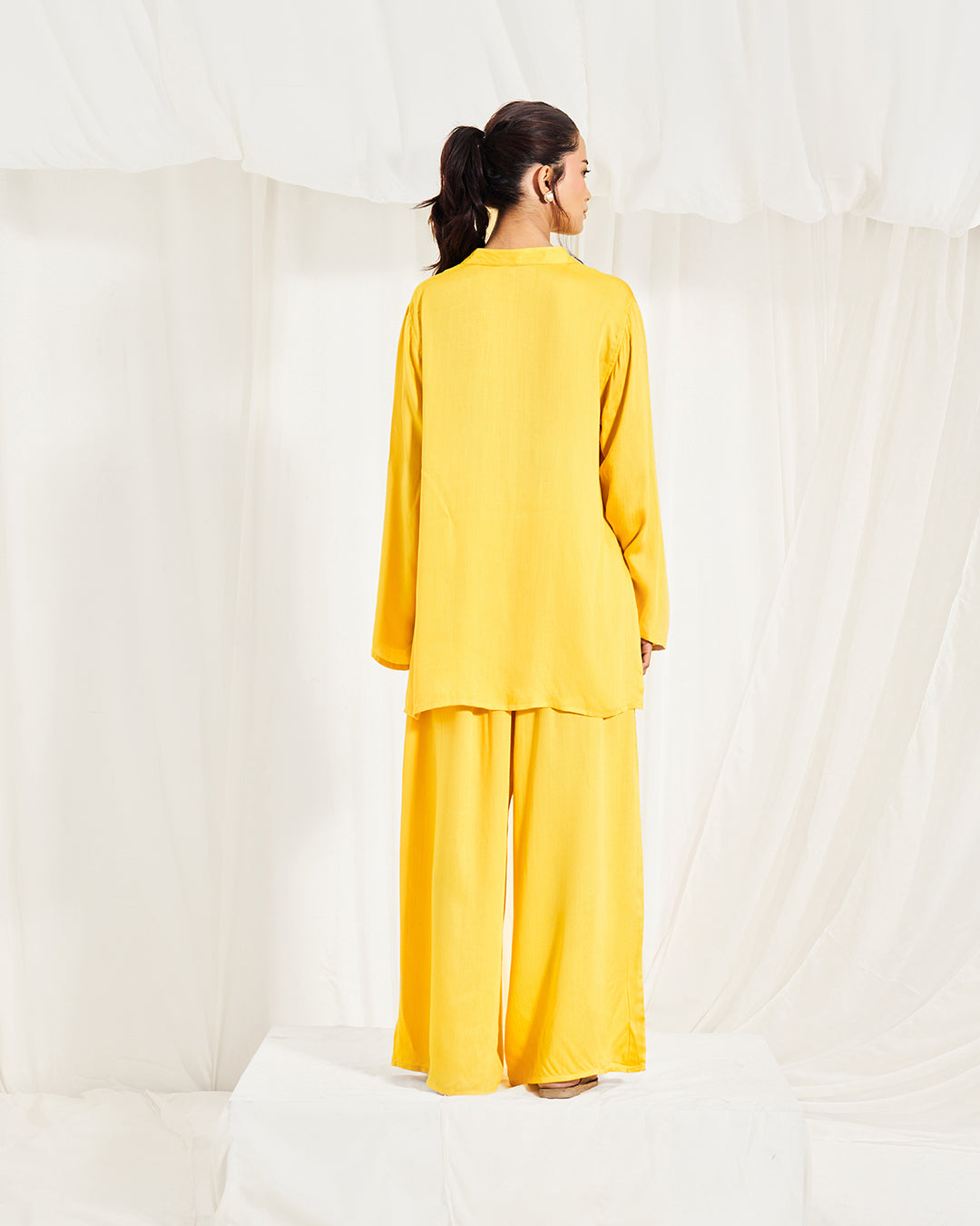 Emerald Grove – Verse Set <br> Women's Mandarin Collar Co-ord Set
