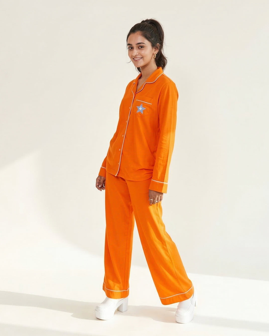 Popsicle - Everyday Set <br> Women's Knit Notch Collar Pajama Set