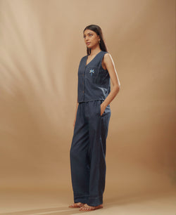 Nova - Linen Vest Set