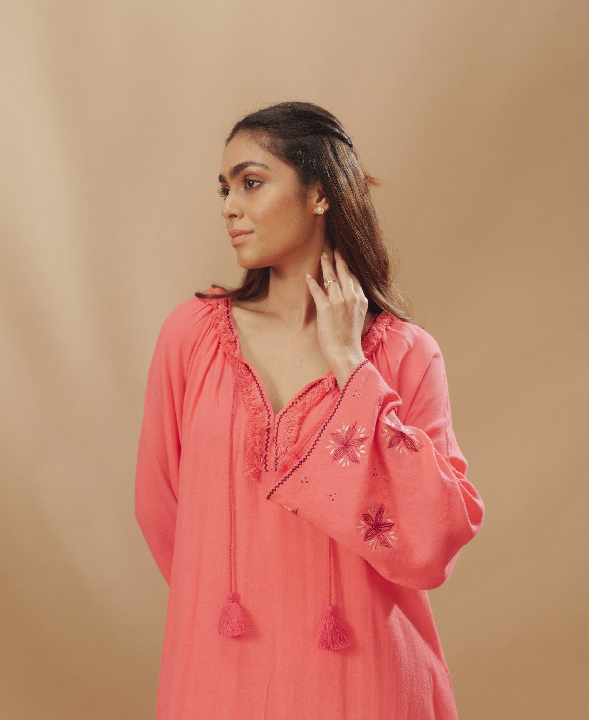Ardena - Embroidered Kaftan Dress