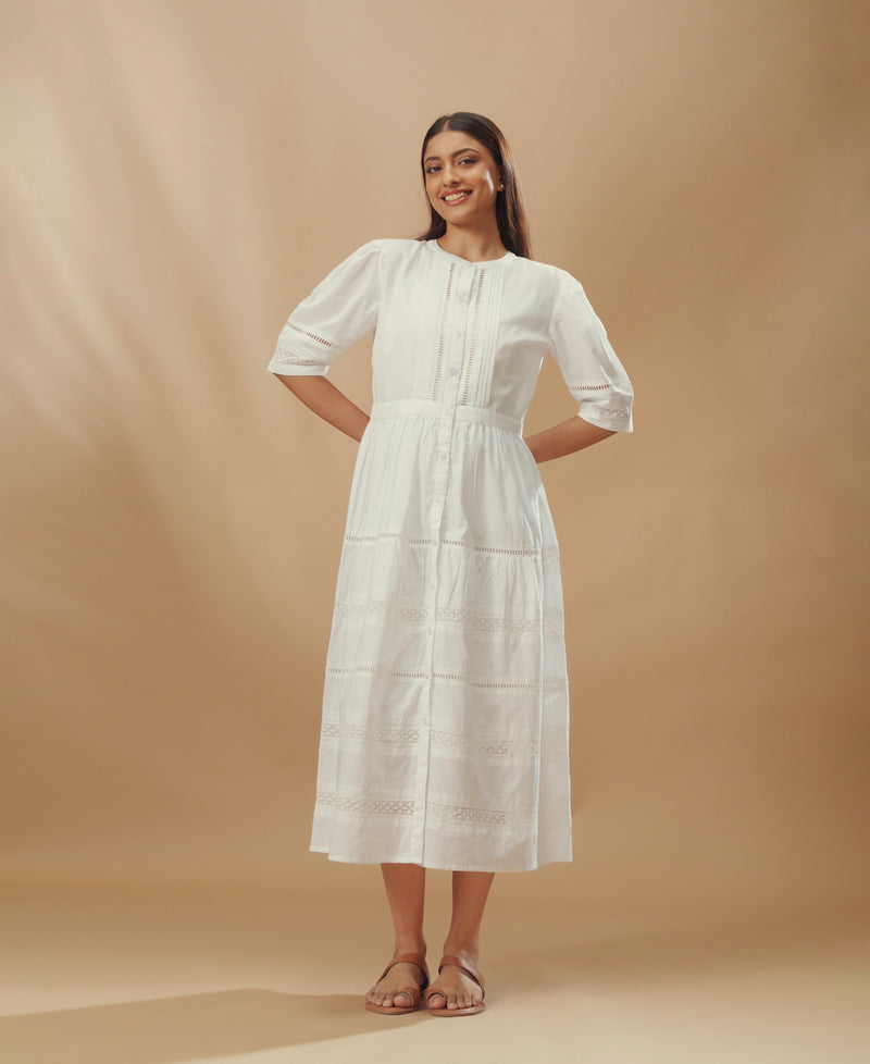 Aurela - Tiered Lace Dress