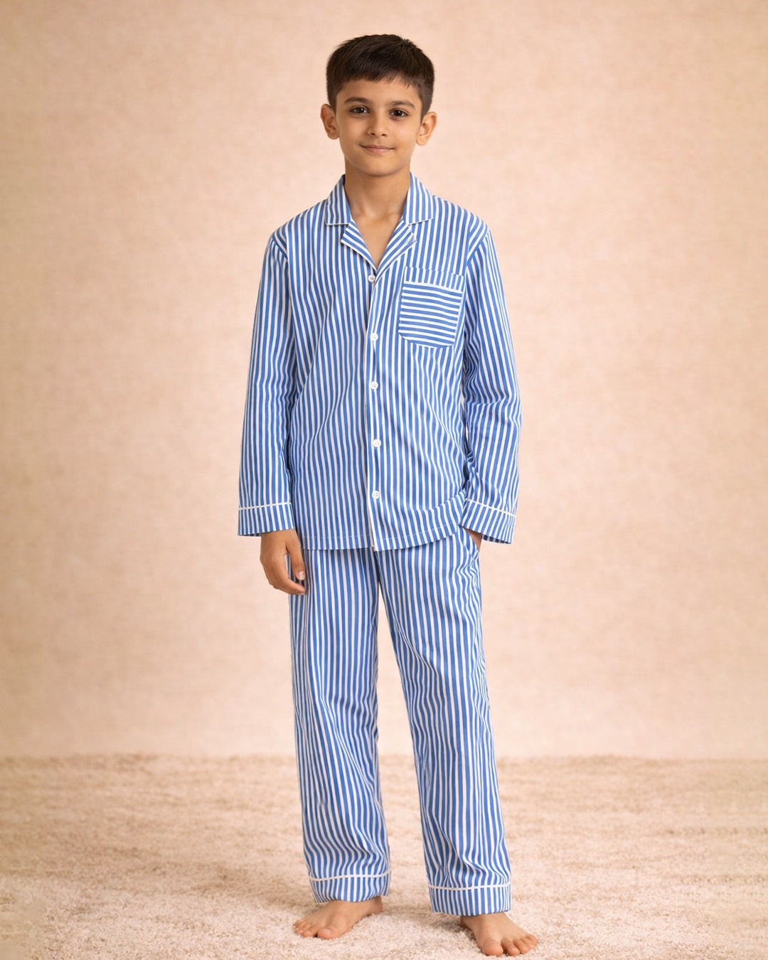 Floaty Sky - Everyday Set <br> Kids Cotton Notched Pajama Set