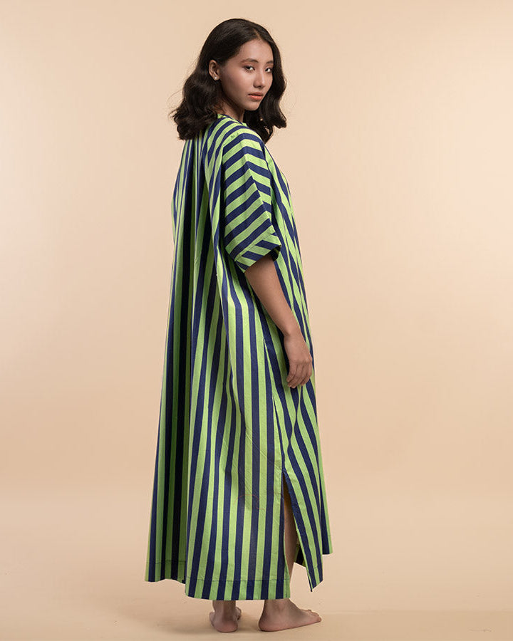 Forest Path Maxi Kaftan Dress