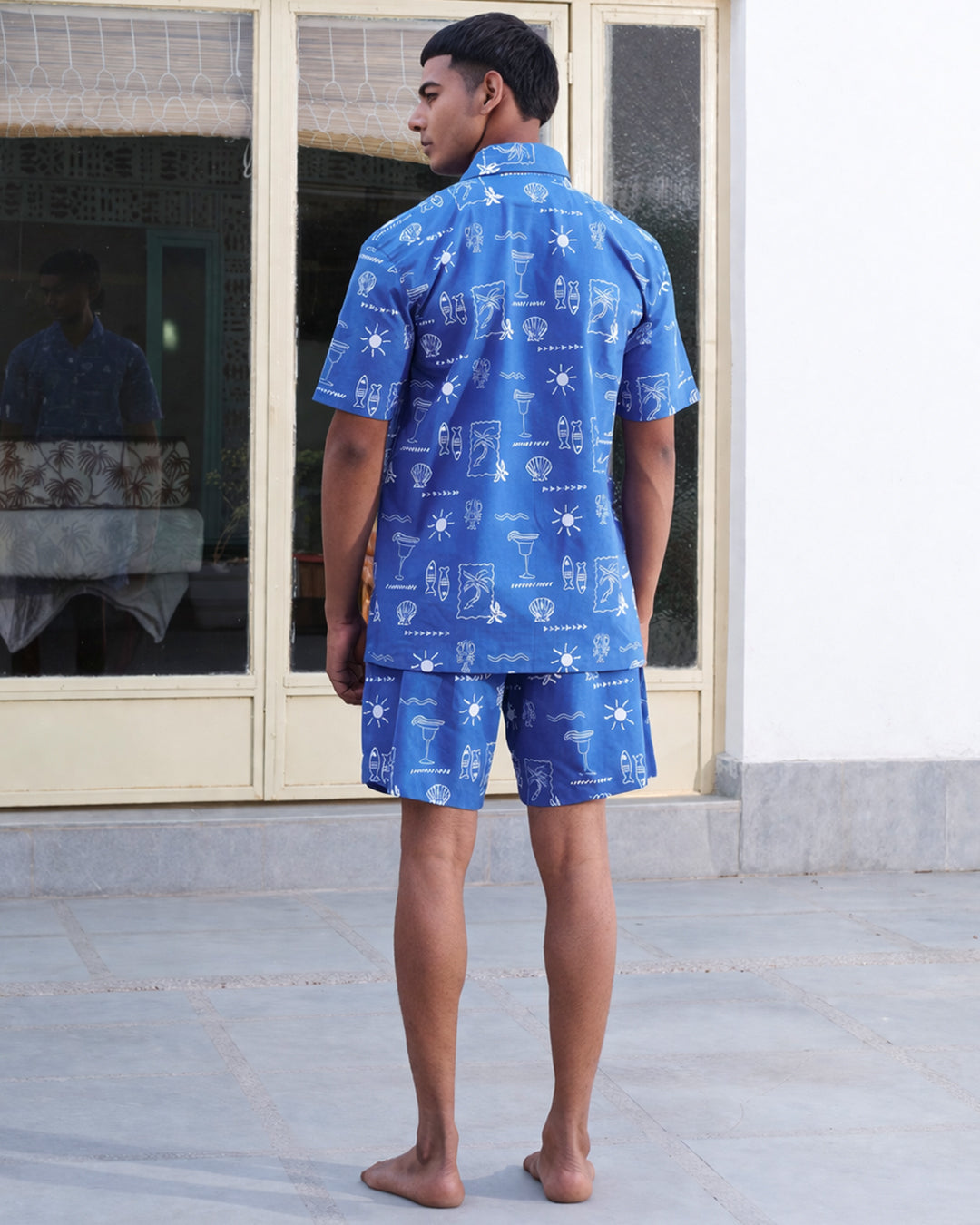 Lobster & Lime - Everyday Easy Set<br>Men's Cotton Notch Shorts Set