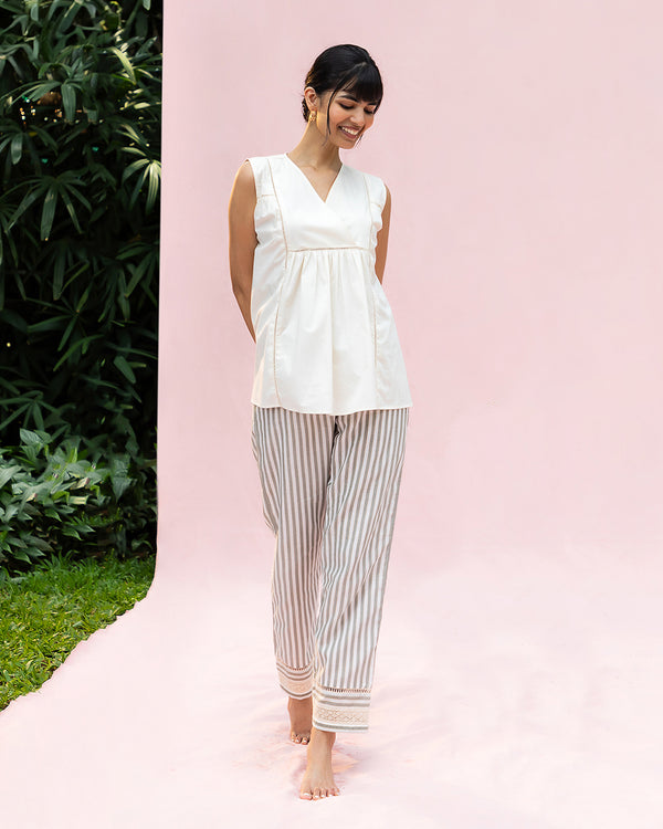 Lucy - Bib Top & Pants Set