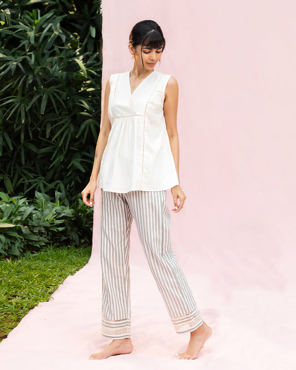 Lucy - Bib Top & Pants Set