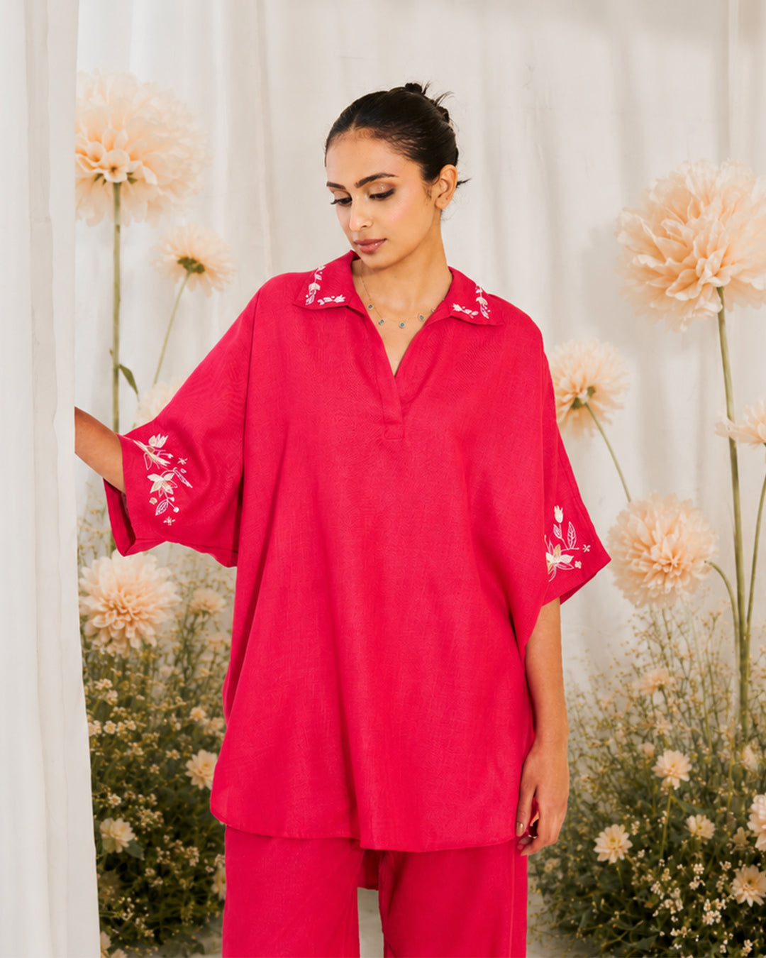 Muse Set <br> Embroidered Cotton Co-ord Set