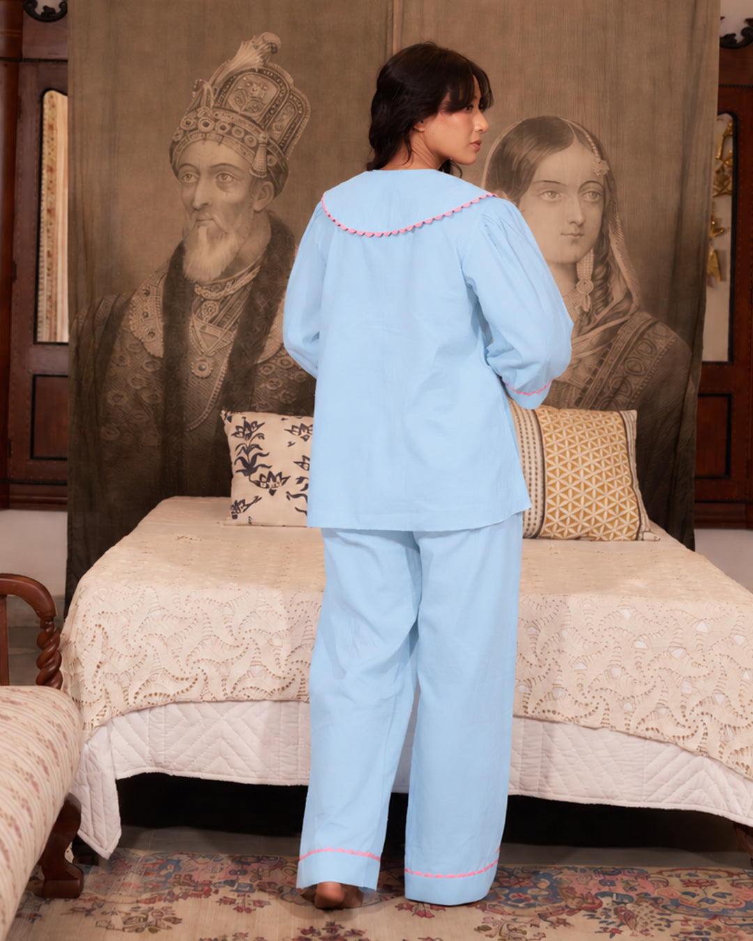 Keepsake Set <br> Women's Peter-Pan Cotton Pajama Set