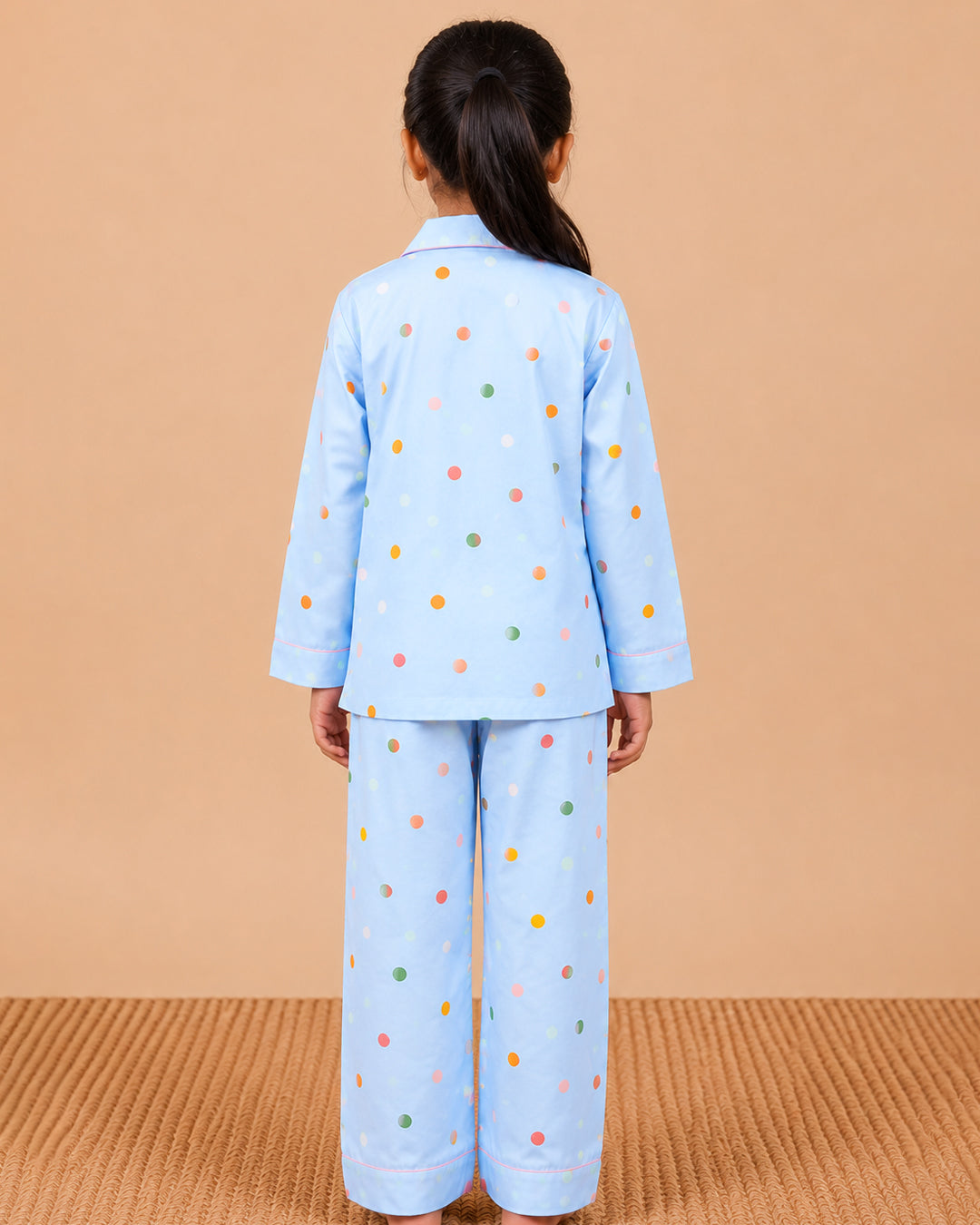 Sky Confetti - Everyday Set <br> Kids Cotton Notched Pajama Set