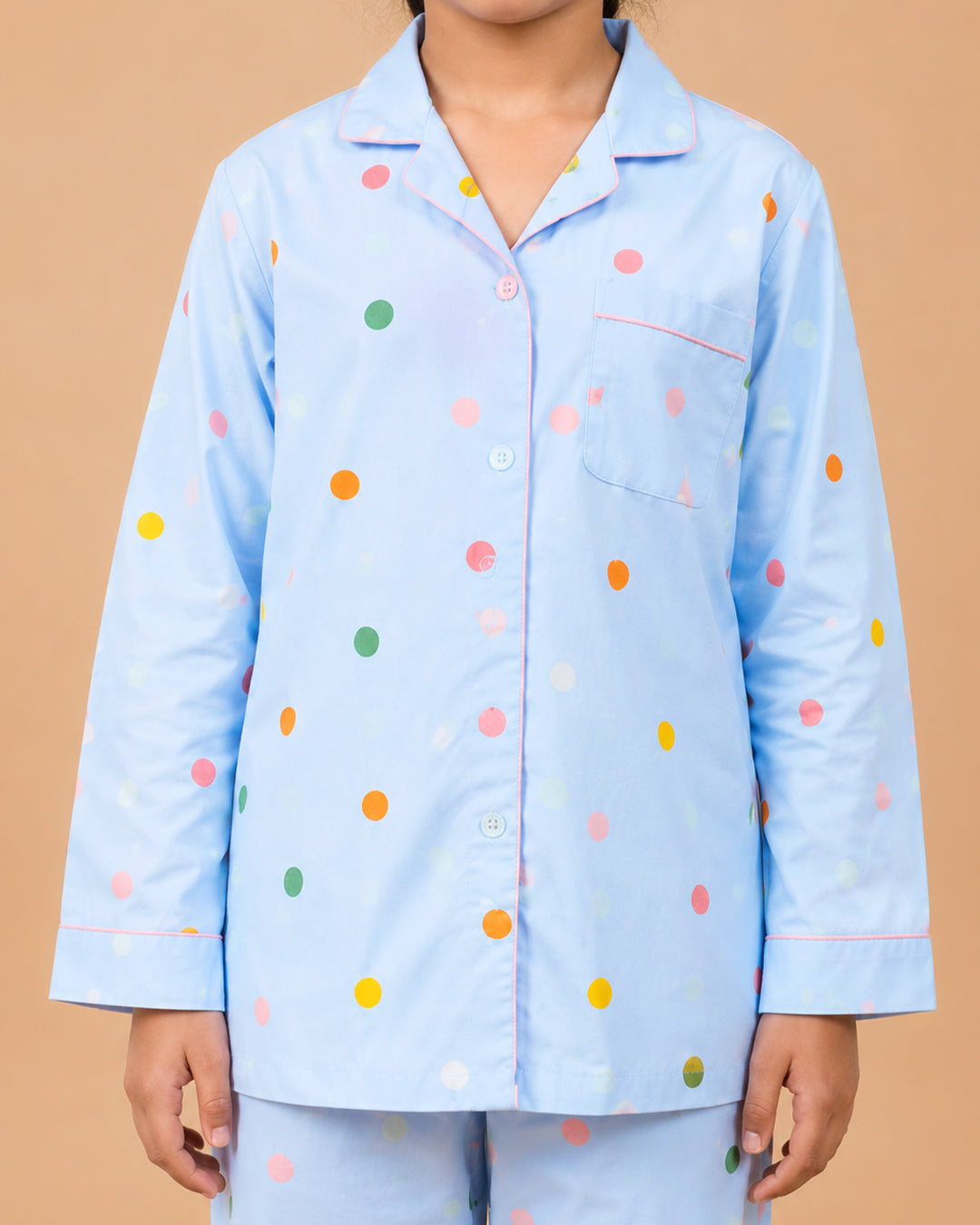 Sky Confetti - Everyday Set <br> Kids Cotton Notched Pajama Set