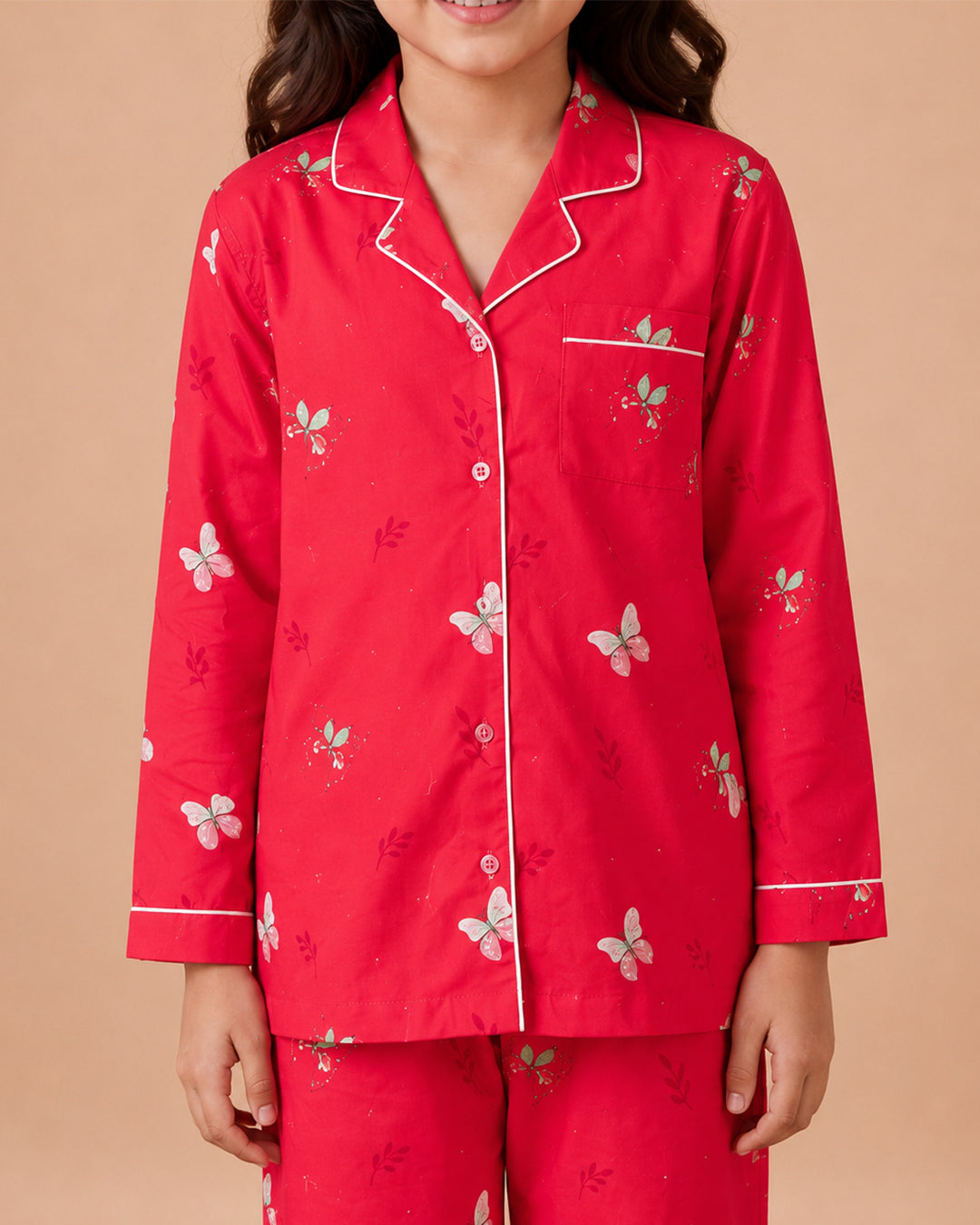Flutter Bloom - Everyday Set <br> Kids Cotton Notched Pajama Set