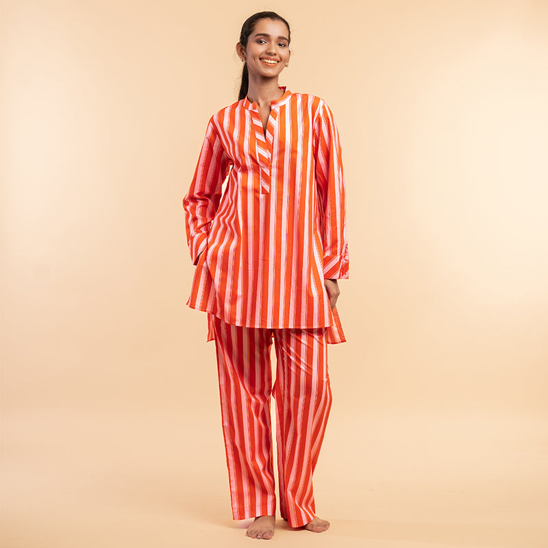 Tangerine Pop Relaxed Co-ord Set