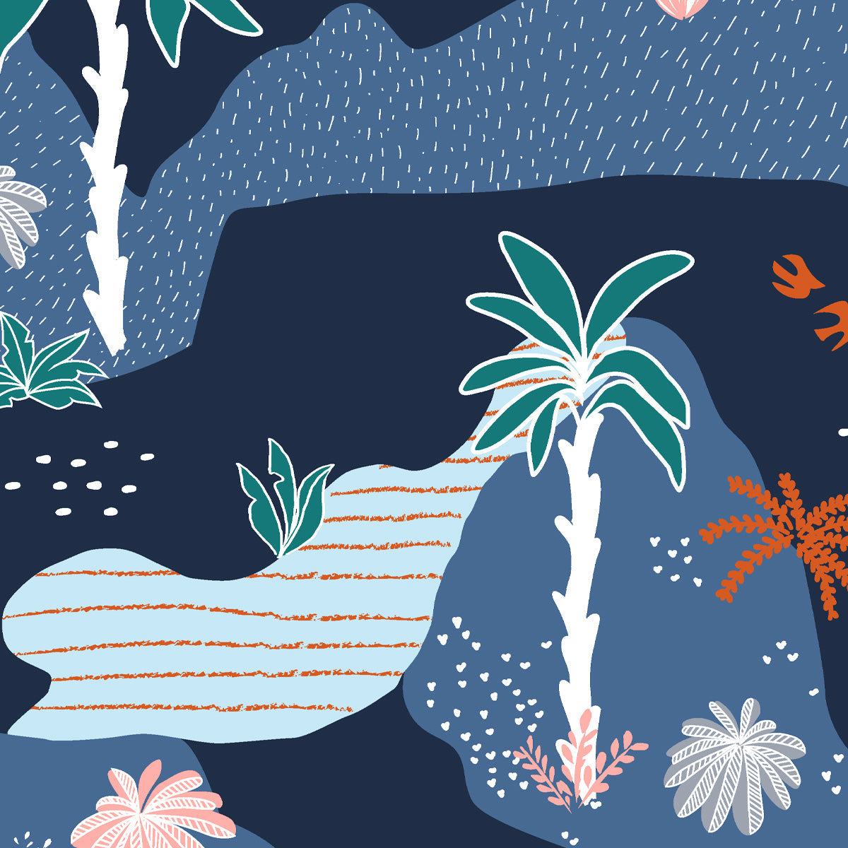 Tropique Cotton High Low Shorts Set