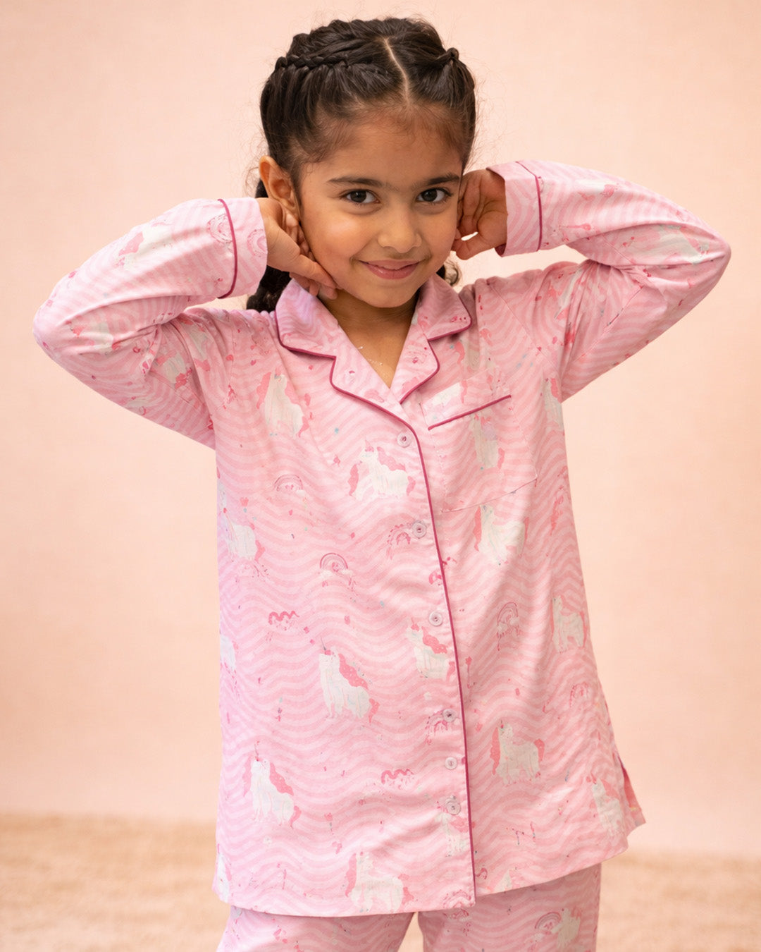Unicorn -  Everyday Set <br> Kids Cotton Notched Pajama Set