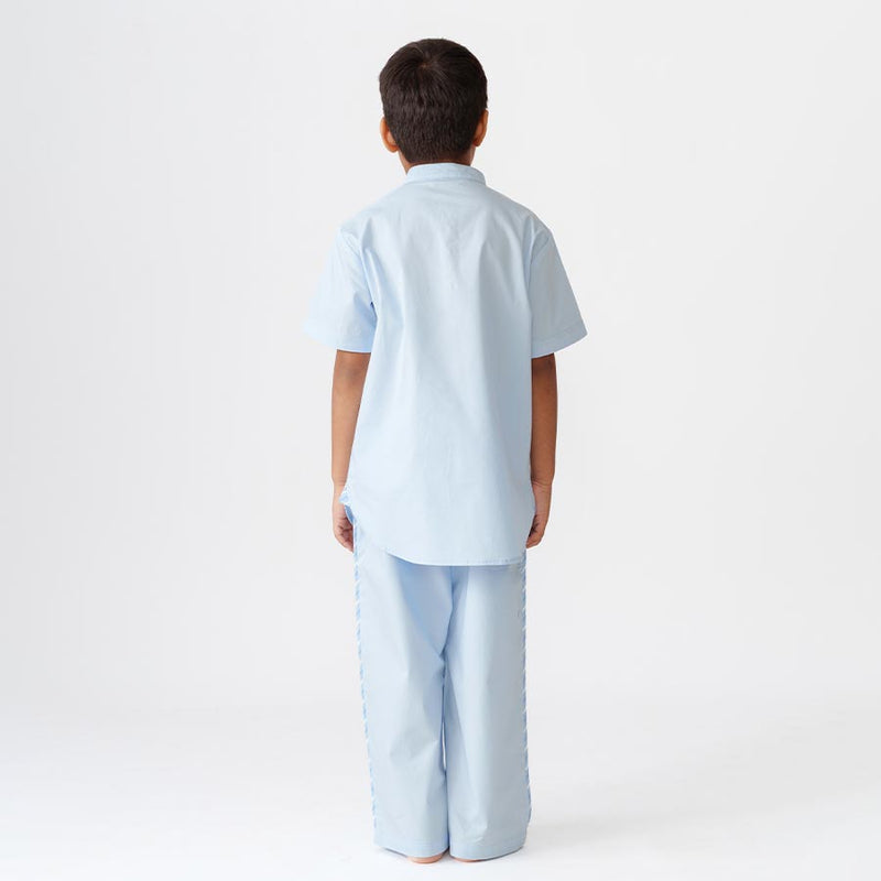 Captain Blue Shirt & Pant Set