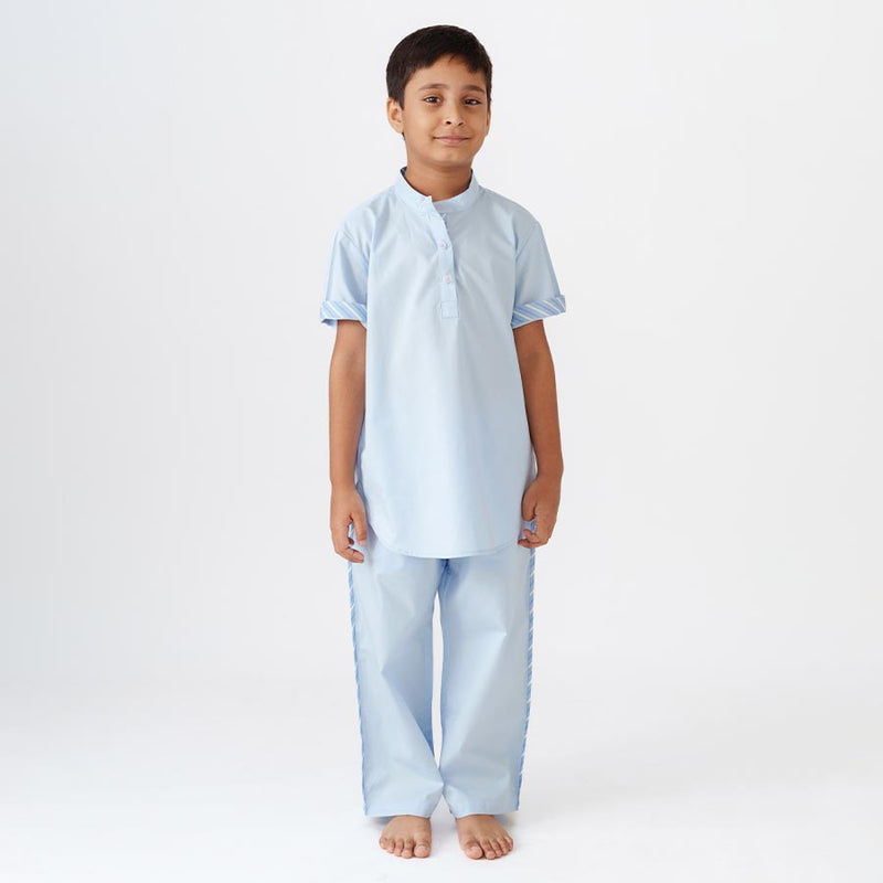 Captain Blue Shirt & Pant Set
