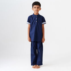 Captain Blue Shirt & Pant Set